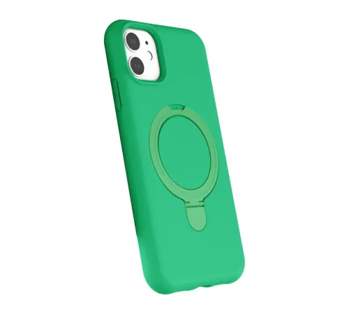 Apple iPhone 11 Regal Magsafe Standlı Kapak - Yeşil