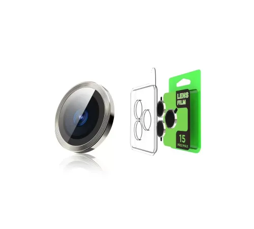 Apple iPhone 15 Raze Metal Kamera Lens - Sarı
