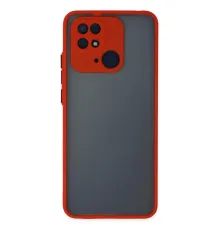 Xiaomi Redmi 10C Kılıf Montreal Silikon Kapak - Kırmızı