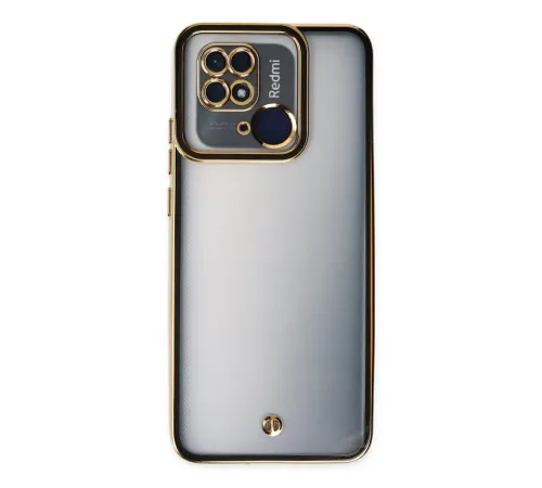 Xiaomi Redmi 10C Kılıf Liva Lens Silikon - Siyah