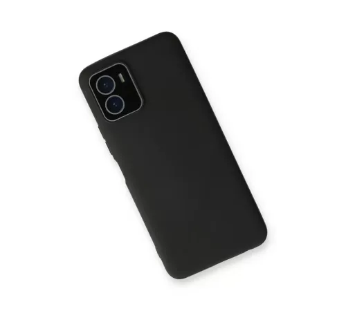 Vivo Y15S Kılıf Lansman Glass Kapak - Siyah