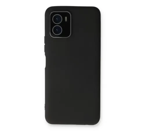 Vivo Y15S Kılıf Lansman Glass Kapak - Siyah