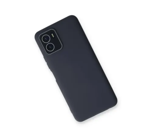 Vivo Y15S Kılıf Lansman Glass Kapak - Lacivert