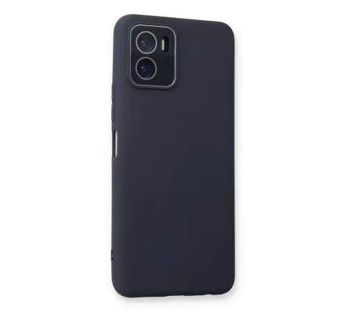 Vivo Y15S Kılıf Lansman Glass Kapak - Lacivert