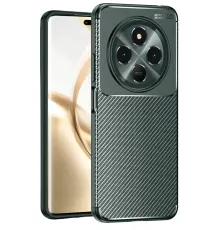 Tecno Spark 30C Kılıf Auto Focus Karbon Kapak - Koyu Yeşil