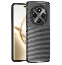 Tecno Spark 30 Kılıf Auto Focus Karbon Kapak - Siyah