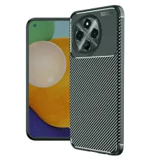 Tecno Spark 30 Pro Kılıf Auto Focus Karbon Kapak - Koyu Yeşil