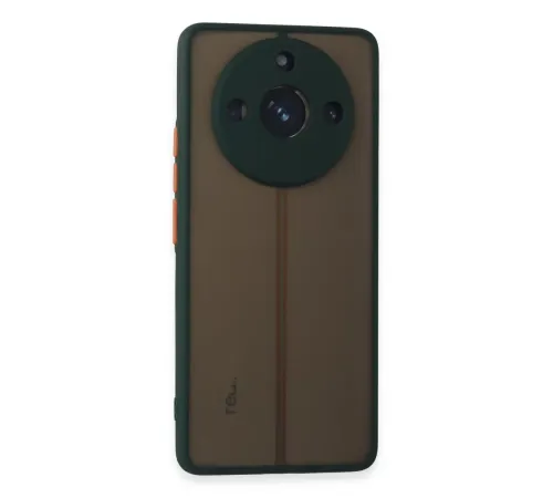 Realme 11 Pro Kılıf Montreal Silikon Kapak - Yeşil