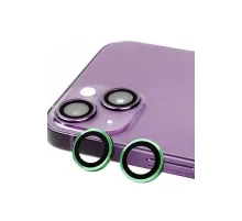 Apple iPhone 15 Plus Raze Metal Kamera Lens - Yeşil