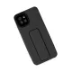 Samsung Galaxy A03 Kılıf Mega Standlı Silikon - Siyah