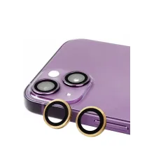 Apple iPhone 15 Plus Raze Metal Kamera Lens - Sarı