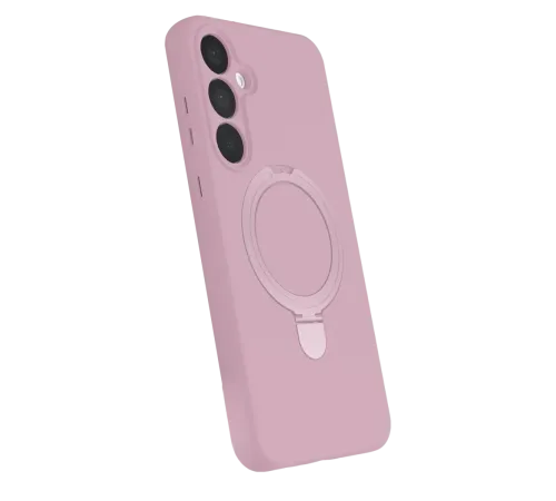 Samsung Galaxy A25 5G Regal Magsafe Standlı Kapak - Açık Pembe