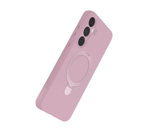 Samsung Galaxy A25 5G Regal Magsafe Standlı Kapak - Açık Pembe