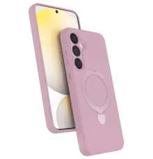 Samsung Galaxy A25 5G Regal Magsafe Standlı Kapak - Açık Pembe