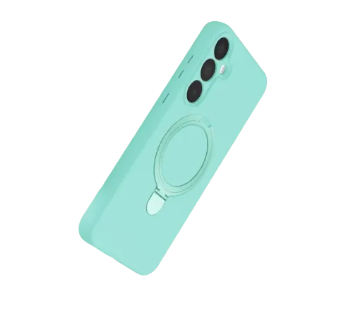 Samsung Galaxy A25 5G Regal Magsafe Standlı Kapak - Su Yeşili