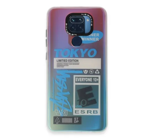 Xiaomi Redmi Note 9 Kılıf Estoril Desenli Kapak - Estoril - 1