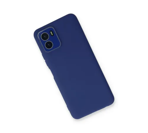 Vivo Y15S Kılıf Lansman Glass Kapak - Sky Blue