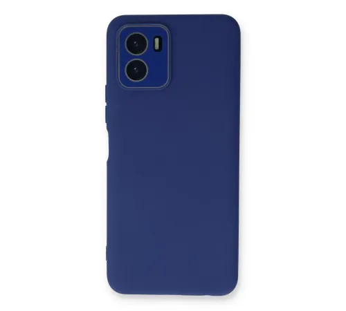Vivo Y15S Kılıf Lansman Glass Kapak - Sky Blue