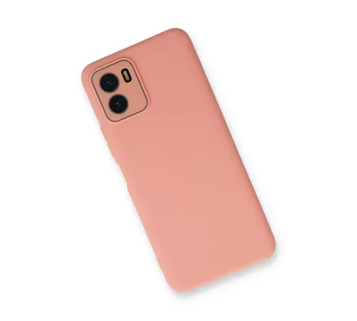 Vivo Y15S Kılıf Lansman Glass Kapak - Pembe