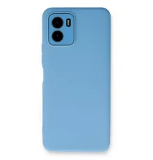 Vivo Y15S Kılıf Lansman Glass Kapak - Mavi