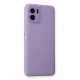 Vivo Y15S Kılıf Lansman Glass Kapak - Lila