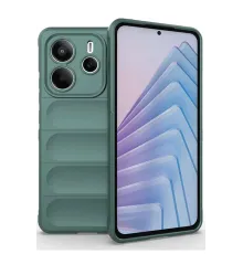 Xiaomi Redmi Note 14 4G Kılıf Optimum Silikon - Koyu Yeşil