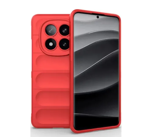 Xiaomi Redmi Note 14 Pro 4G Kılıf Optimum Silikon - Kırmızı