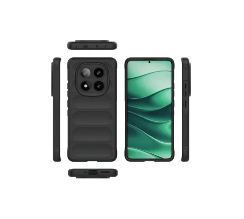 Xiaomi Redmi Note 14 Pro 4G Kılıf Optimum Silikon - Koyu Yeşil