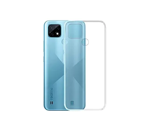 Realme C21 Kılıf Lüx Şeffaf Silikon