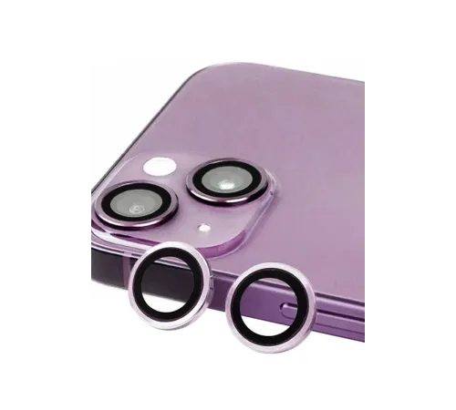 Apple iPhone 14 Raze Metal Kamera Lens - Mor