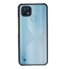 Realme C21 Kılıf Miami Şeffaf Silikon - Lacivert