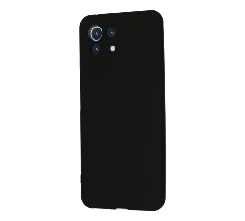 Xiaomi Mİ 11 Lite Kılıf Nano içi Kadife Silikon - Siyah