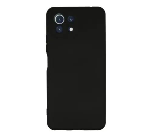 Xiaomi Mİ 11 Lite Kılıf Nano içi Kadife Silikon - Siyah