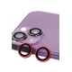 Apple iPhone 14 Raze Metal Kamera Lens - Kırmızı
