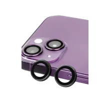 Apple iPhone 14 Plus Raze Metal Kamera Lens - Siyah