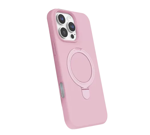 Apple iPhone 16 Pro Regal Magsafe Standlı Kapak - Açık Pembe
