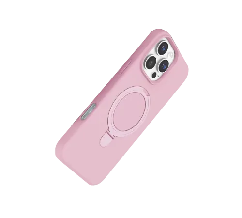 Apple iPhone 16 Pro Regal Magsafe Standlı Kapak - Açık Pembe