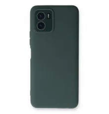 Vivo Y15S Kılıf Lansman Glass Kapak - Koyu Yeşil