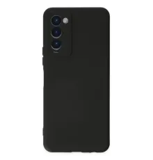 Tecno Camon 18 Kılıf Nano içi Kadife Silikon - Siyah