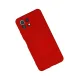 Xiaomi Mİ 11 Lite Kılıf Nano içi Kadife Silikon - Kırmızı