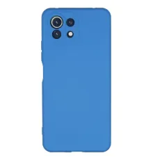 Xiaomi Mİ 11 Lite Kılıf Nano içi Kadife Silikon - Mavi