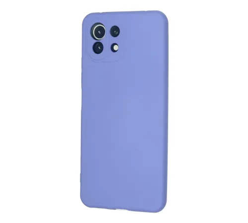 Xiaomi Mİ 11 Lite Kılıf Nano içi Kadife Silikon - Lila