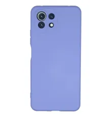 Xiaomi Mİ 11 Lite Kılıf Nano içi Kadife Silikon - Lila
