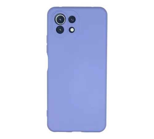 Xiaomi Mİ 11 Lite Kılıf Nano içi Kadife Silikon - Lila