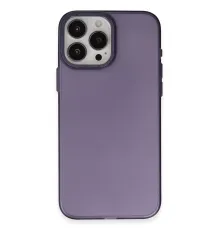 Apple iPhone 15 Pro Max Kılıf Modos Metal Kapak - Derin Mor
