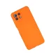 Xiaomi Mİ 11 Lite Kılıf Nano içi Kadife Silikon - Turuncu