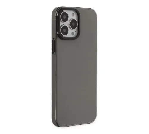 Apple iPhone 14 Pro Kılıf Anka PC Sert Metal Kapak - Siyah