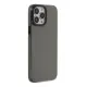 Apple iPhone 14 Pro Kılıf Anka PC Sert Metal Kapak - Siyah