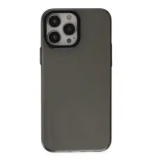 Apple iPhone 14 Pro Kılıf Anka PC Sert Metal Kapak - Siyah