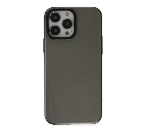 Apple iPhone 14 Pro Kılıf Anka PC Sert Metal Kapak - Siyah